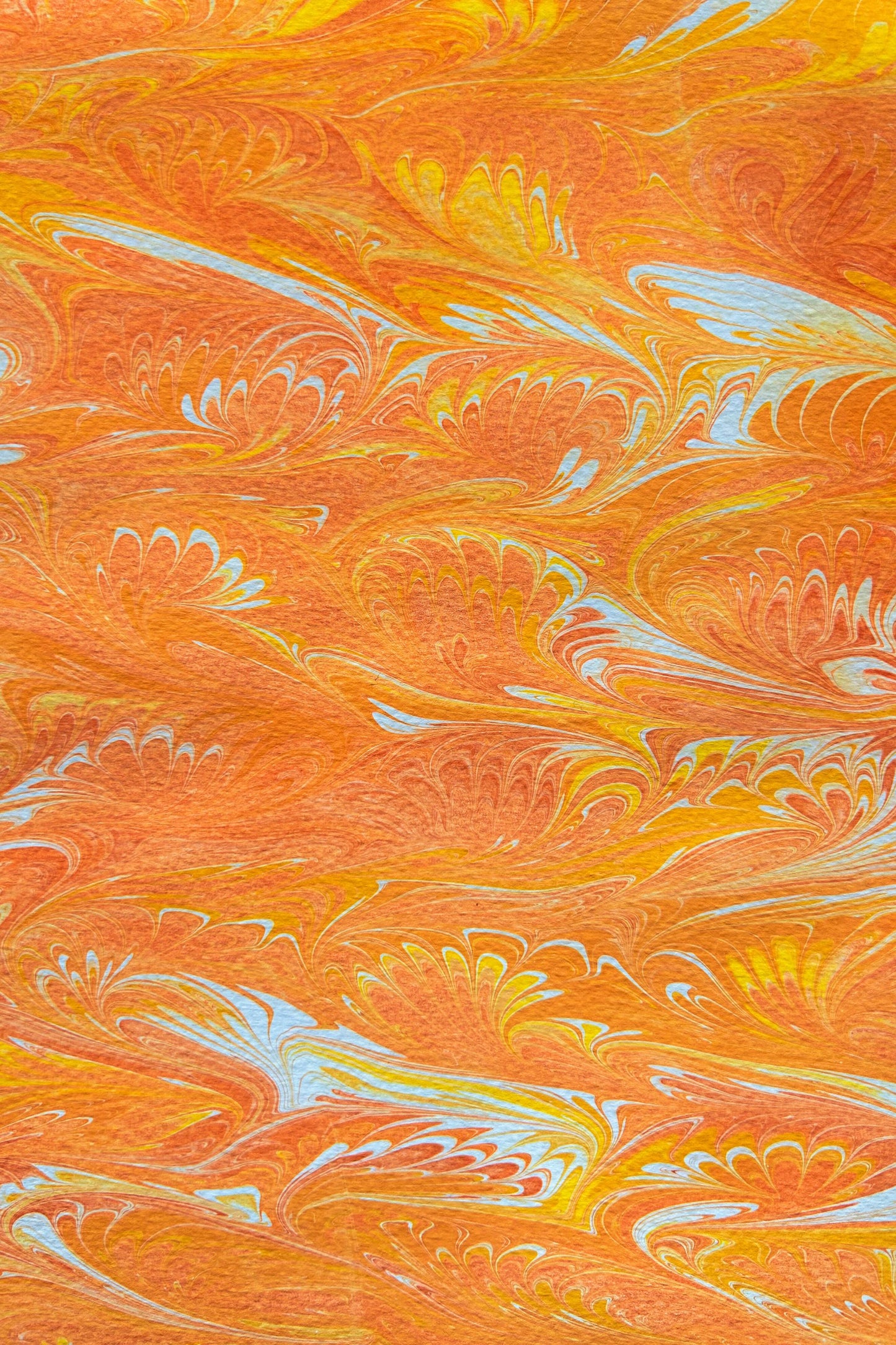 5 Folded Cards - Yellow